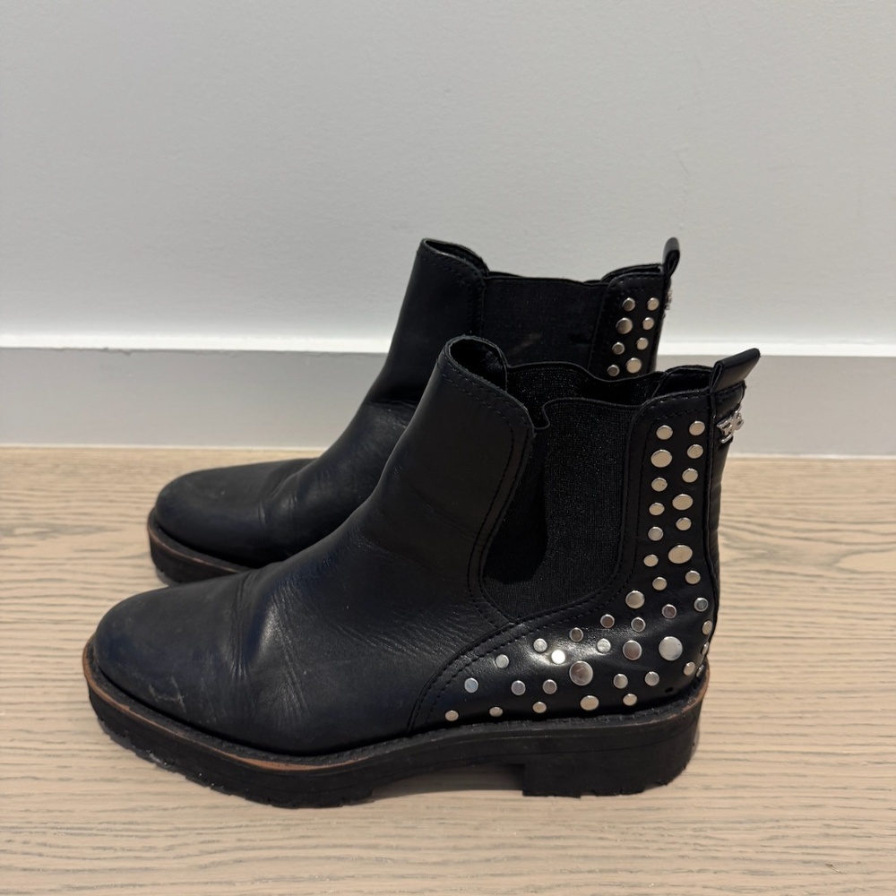 Sam Edelman Jalyn Studded Lug Sole Chelsea Boot